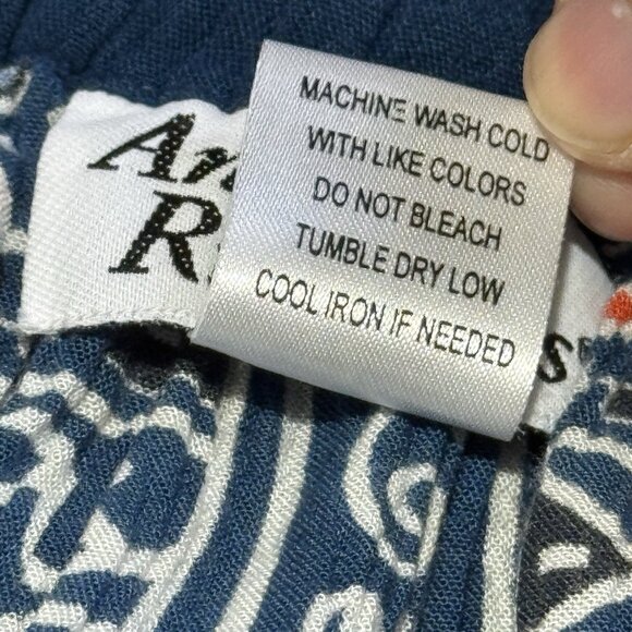 Vintage 90s Y2K Anthony Richards Midi Skirt 12 Red White Blue Tribal Native - Picture 6 of 7